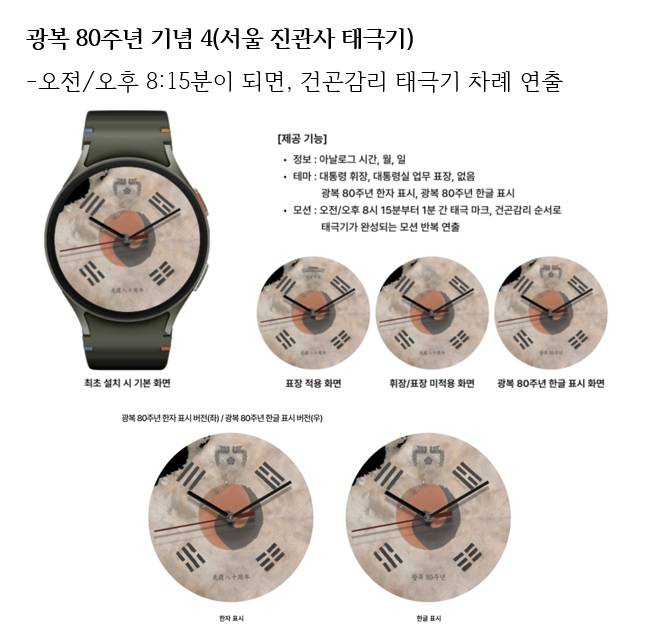 광복 80주년 기념 4(서울 진관사 태극기) [사진=대통령실. DB 및 재판매 금지]