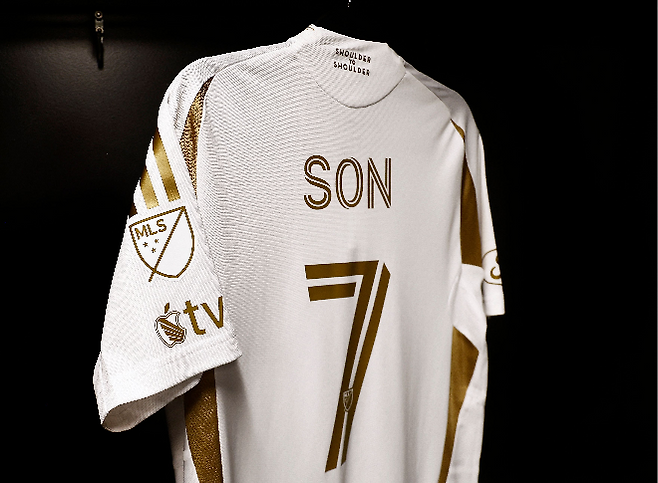 LAFC 손흥민의 유니폼. 사진=AFP=연합뉴스 제공