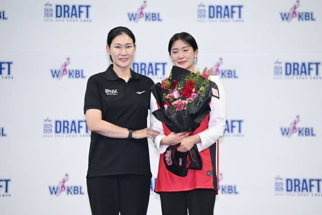 단국대 박지수는 대학 선수 중 첫 번째로 지명됐다. 사진=WKBL 제공