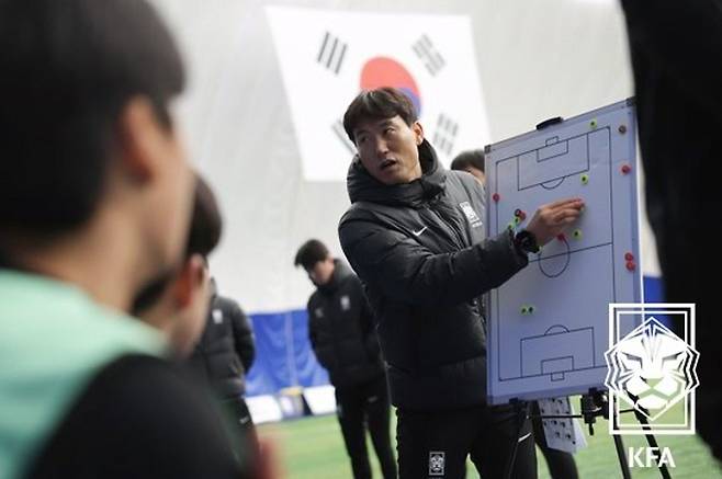 한국 U-17 축구 대표팀 백기태 감독. 사진=대한축구협회