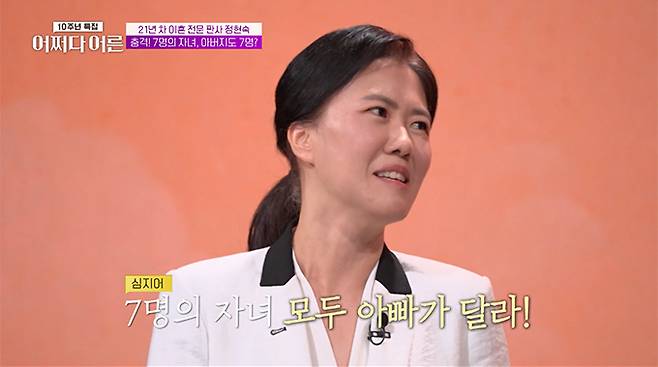 정현숙 판사가 '이혼 전문 판사'로서 경험담을 털어놨다./사진=tvN STORY '어쩌다 어른 10주년 특집' 방송 화면