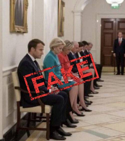 유럽 정상들은 '트럼프 대통령에 무시당한 중재자'로 묘사하는 AI 가짜 영상