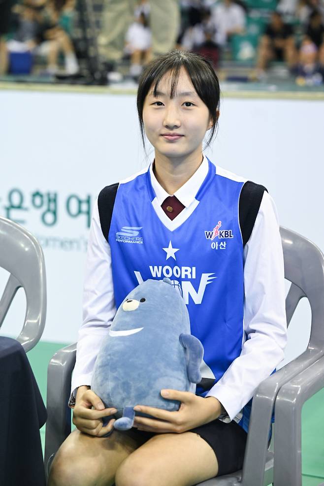 2025~2026 드래프트 1라운드 5순위 최예원(우리은행). /사진=WKBL 제공