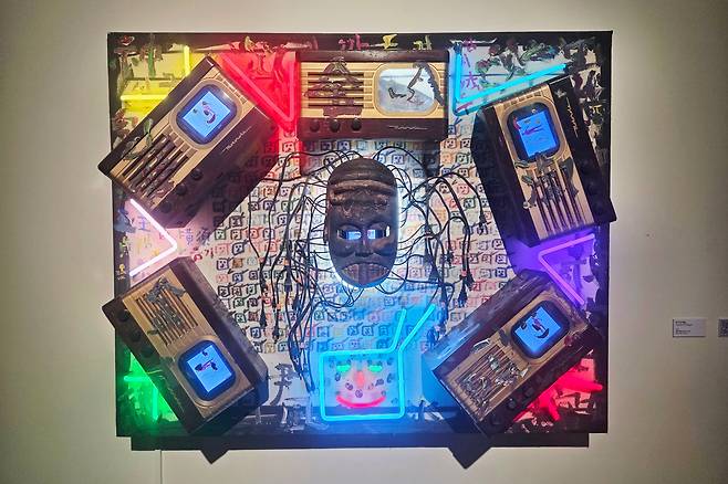 백남준, '푸가의 예술'(1991). 복합 재료. 156×125×42cm. /허윤희 기자