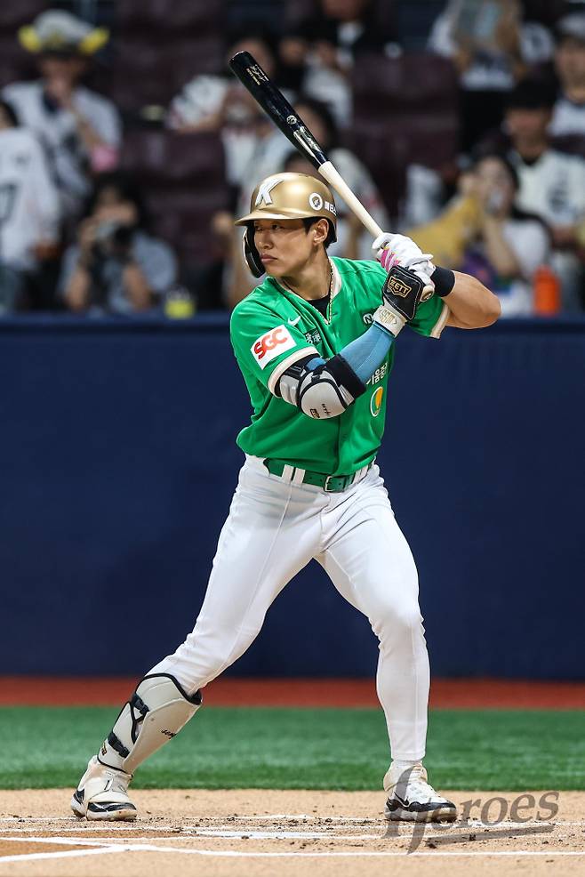 키움을 대표하는 간판 타자로 성장한 송성문. 키움 제공