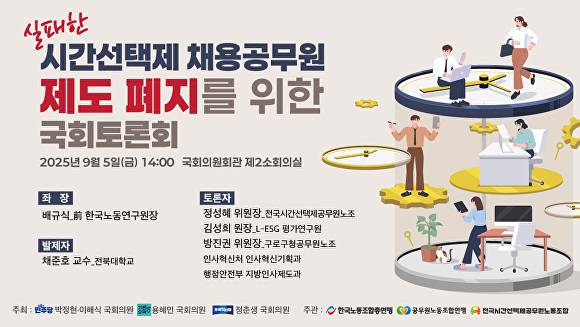 [사진=전국시간선택제공무원노조]