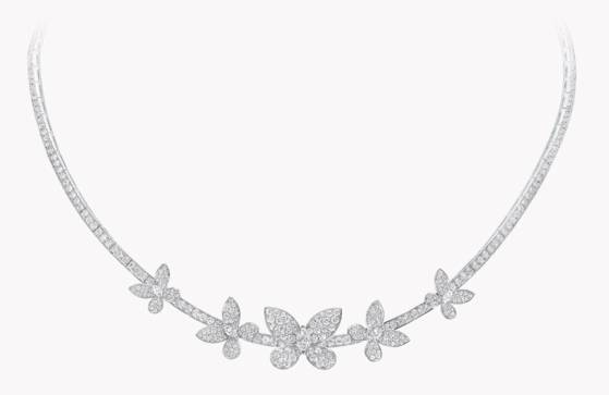A Graff necklace suspected to have been provided by the Unification Church. The necklace is priced at 92.6 million won ($66,203). [GRAFF]