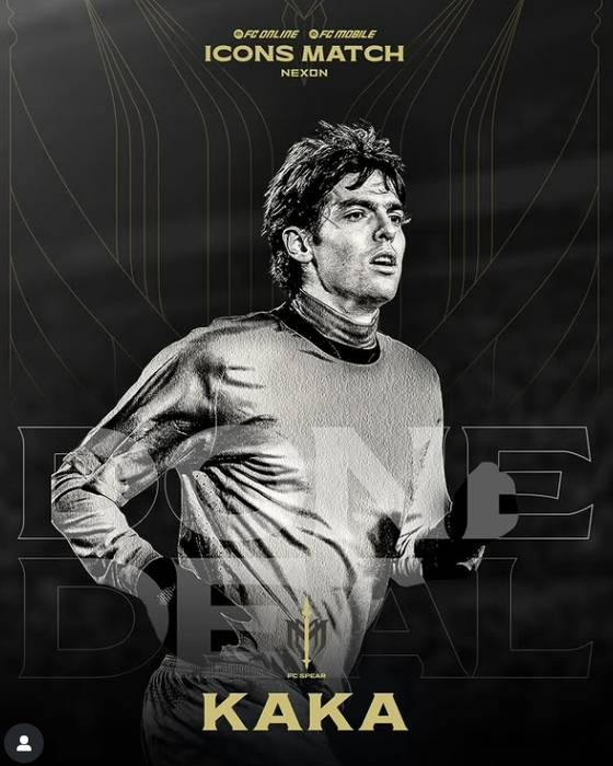 Kaka, a Brazilian former professional footballer, will play at the second Nexon Icons Match in September. [NEXON]