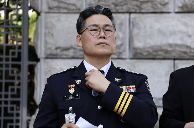 백해룡 전 영등포경찰서 형사과장(경정). 연합뉴스