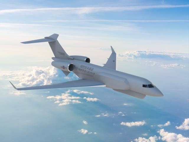 대한항공과 LIG넥스원이 개발하려는 전자전기 체계를 갖춘 항공기 예상도. 사진제공=대한항공