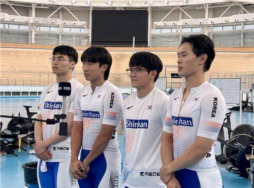 좌측부터 최태호·전우주·정재호·김민성 [대한사이클연맹 제공. 재판매 및 DB 금지]