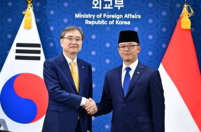 한-인도네시아 외교장관 회담 [외교부 제공]