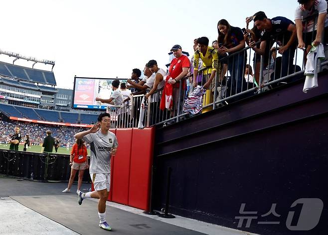LA FC의 손흥민ⓒ AFP=뉴스1