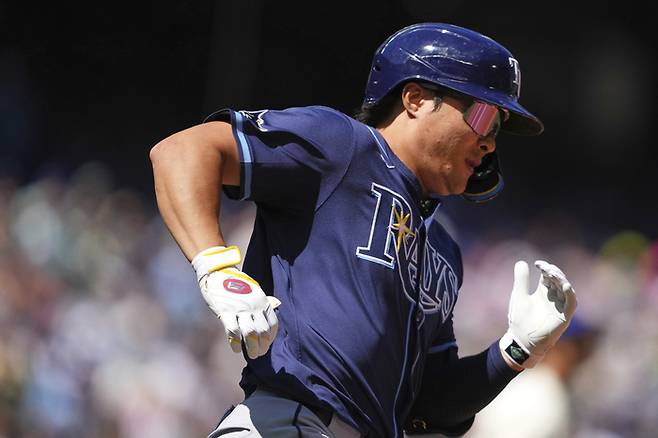 탬파베이 김하성(30)이 허리 염증 증상으로 부상자 명단에 올랐다. 사진 | AP 연합뉴스