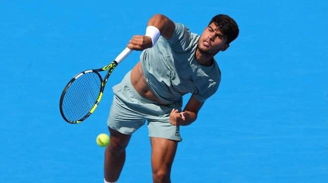 2025 US오픈 남자단식에서 2번 시드를 배정받은 카를로스 알카라스. 사진/ATP 투어