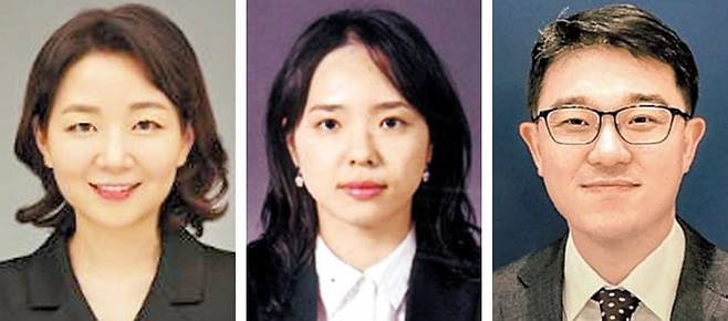 (왼쪽부터)최재아 1차장, 김연실 기획관, 나희석 부장