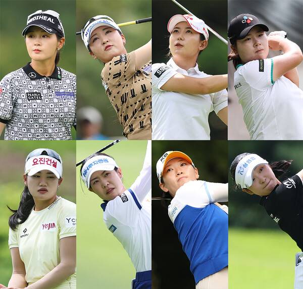 박현경, 이예원, 홍정민, 황유민, 노승희, 박민지, 방신실, 유현조, 이가영, 정윤지, 배소현, 박혜준, 고지원, 박지영, 김다나, 김민솔, 장하나 프로 등이 출전하는 2025년 한국여자프로골프(KLPGA) 투어 BC카드·한경 레이디스컵. 사진제공=KLPGA