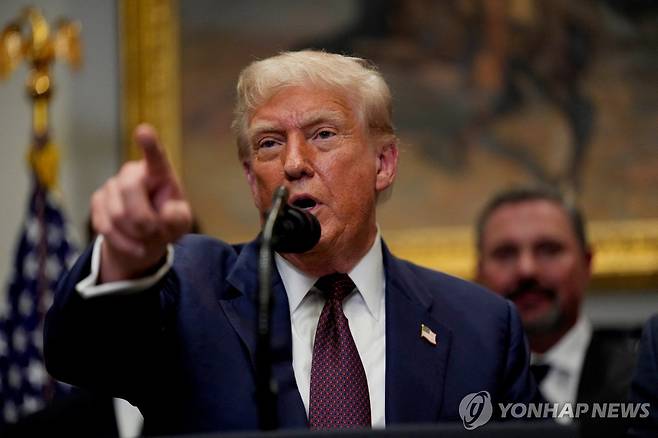 도널드 트럼프 미국 대통령  [로이터=연합뉴스 자료사진]