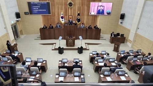 세종시의회 본회의장 [연합뉴스 자료사진]