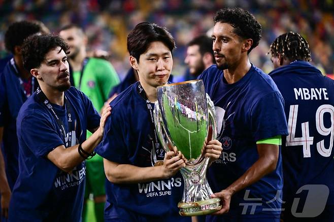 PSG의 이강인 ⓒ AFP=뉴스1