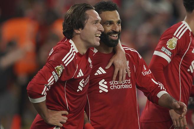 두 시즌 연속 우승에 도전하는 리버풀. AP연합뉴스