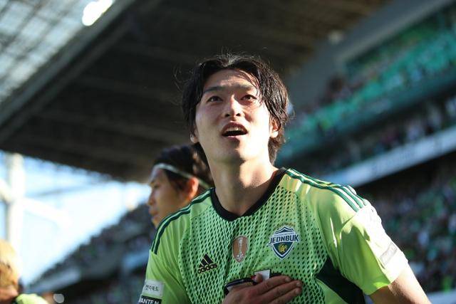 2023년 6월 전북 현대 시절의 조규성. 한국프로축구연맹 제공