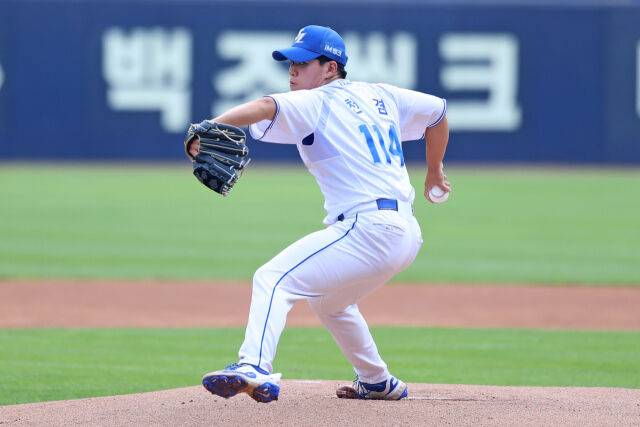 삼성 라이온즈 투수 천겸./삼성 라이온즈