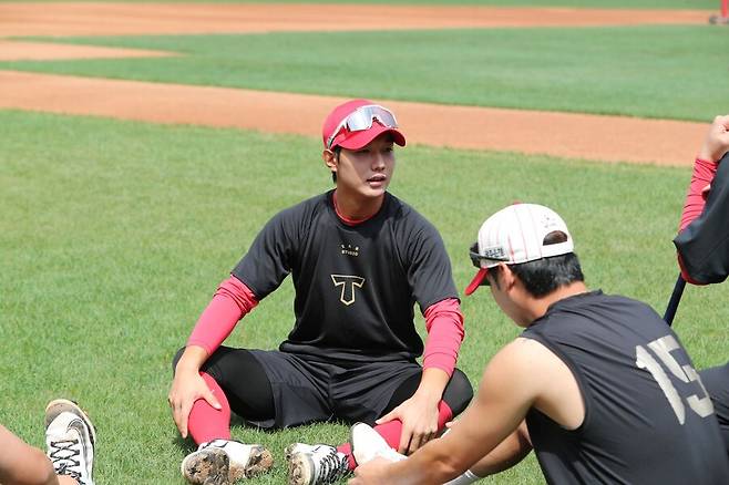 ▲ 향후 박찬호 후계자 구도의 기대주 중 하나로 떠오른 정현창 ⓒKIA타이거즈