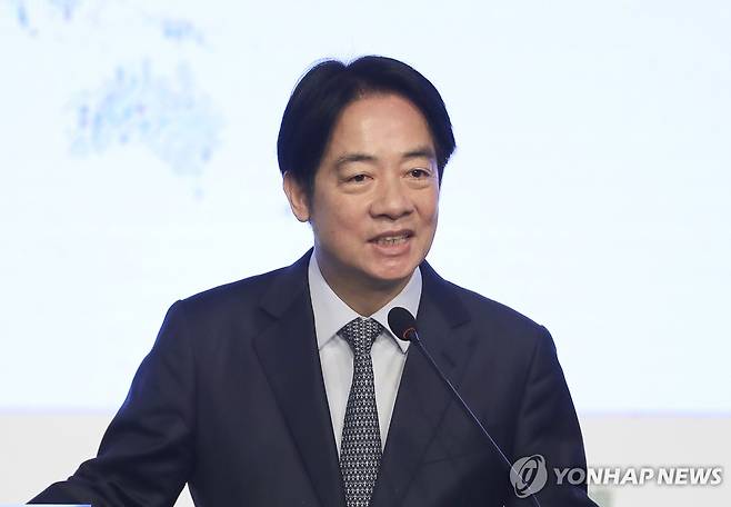 라이칭더 대만 총통 [연합뉴스 자료사진. 재판매 및 DB금지]