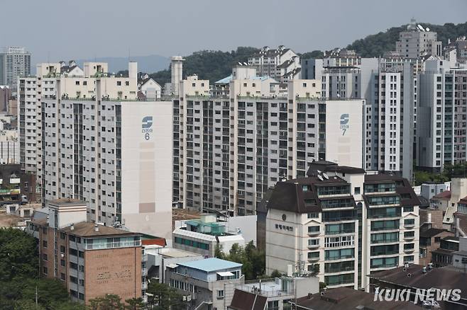서울의 아파트 모습. 곽경근 기자