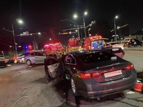 사고 현장 모습. 경기도소방재난본부 제공