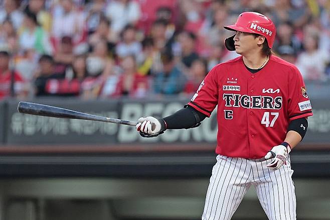 프로야구 KIA타이거즈의 주장 나성범. KIA구단 제공.