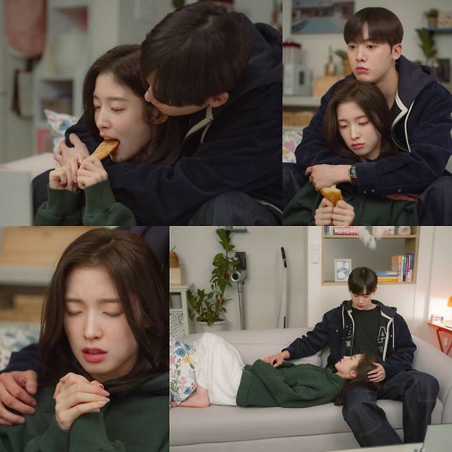 ‘내여자친구는상남자’ 백허그→무릎베개 (사진: KBS)