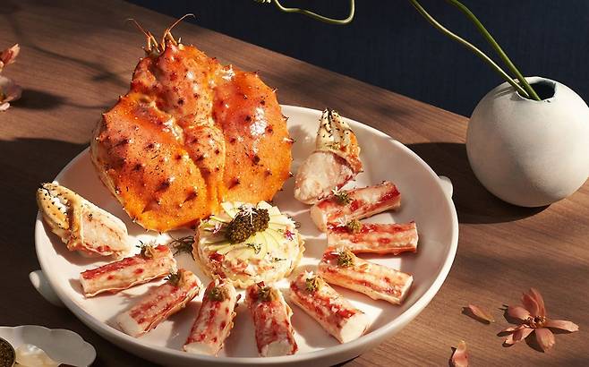 '진팅완' 대표 메뉴 킹크랩.
