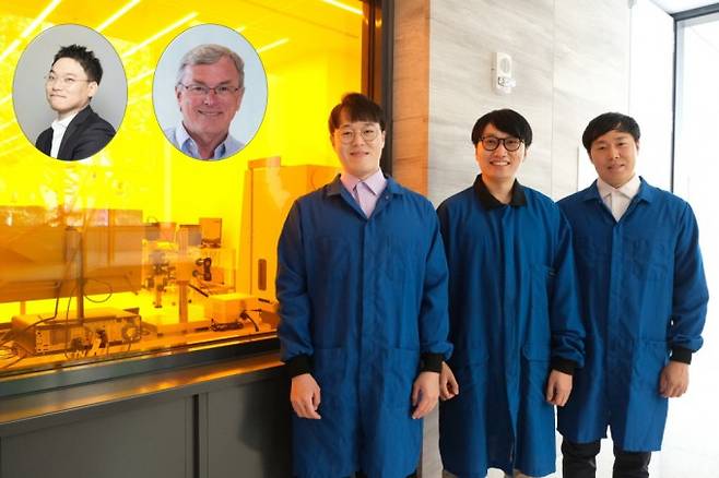 (왼쪽부터) 고동연 KAIST 생명화학공학과 교수, T. Alan Hatton 매사추세츠공대(MIT) 화학공학과 교수, 이영훈 MIT 박사. KAIST 제공.