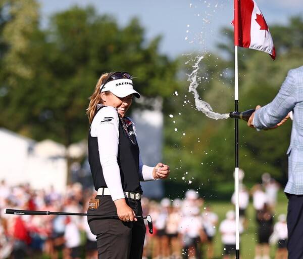 2025년 미국여자프로골프(LPGA) 투어 캐나다 CPKC 여자오픈 우승을 차지한 브룩 헨더슨. 사진제공=Getty_LPGA (사진을 무단으로 사용하지 마십시오.)