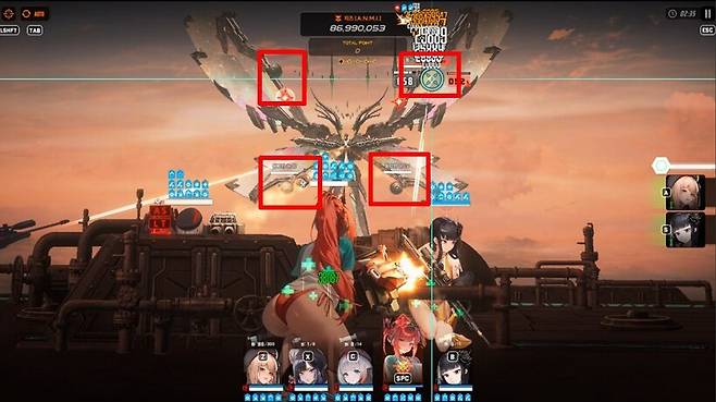 ▲ 첫 번째로 생성되는 동그란 눈은 반드시 파괴해야 한다