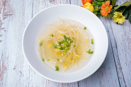 Bean sprout soup [GETTY IMAGES BANK]