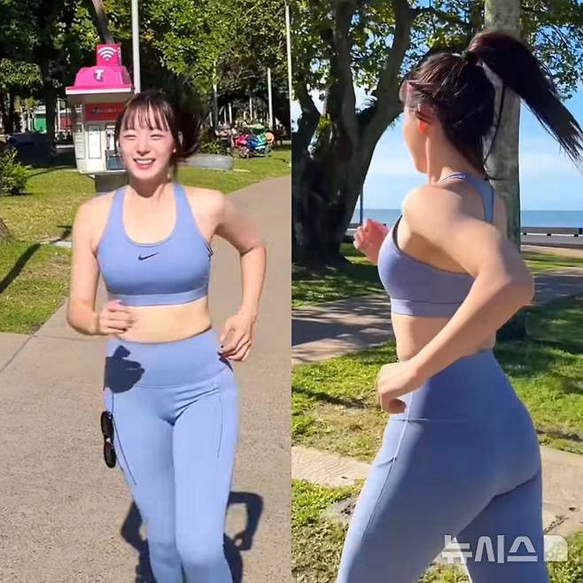 [뉴시스] 치어리더 하지원. (사진=인스타그램 갈무리)