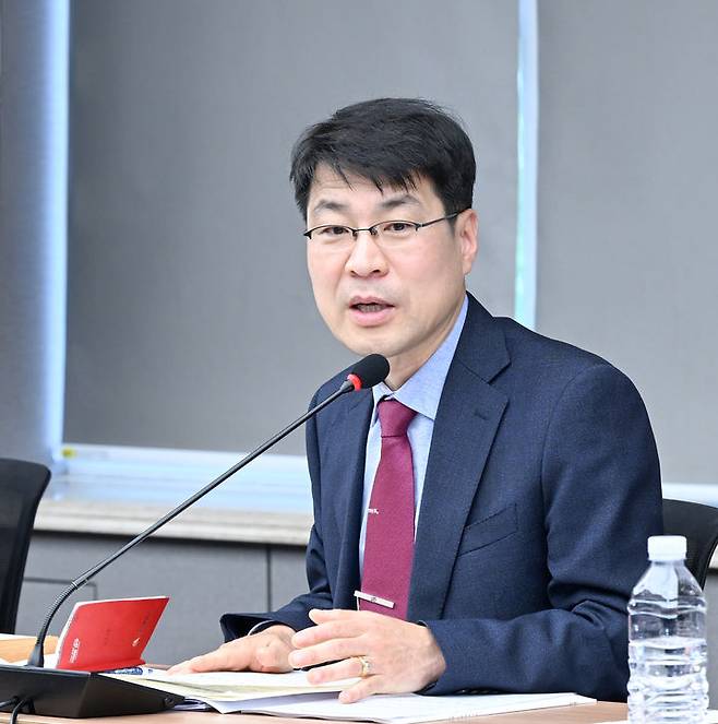 [대구=뉴시스] 김정기 대구시장 권한대행이 시청 산격청사 대회의실에서 간부회의를 주재하고 있다. 뉴시스DB. 2025.08.25 photo@newsis.com *재판매 및 DB 금지