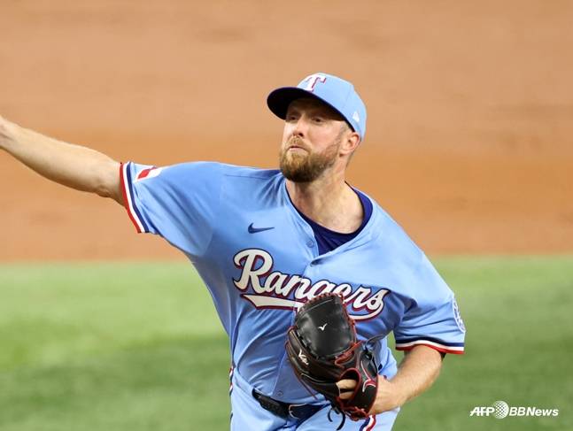 25일 클리블랜드전에 선발 등판한 켈리. /AFPBBNews=뉴스1