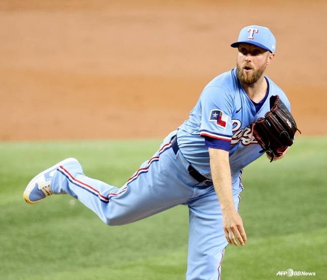 25일 클리블랜드전에 선발 등판한 켈리. /AFPBBNews=뉴스1