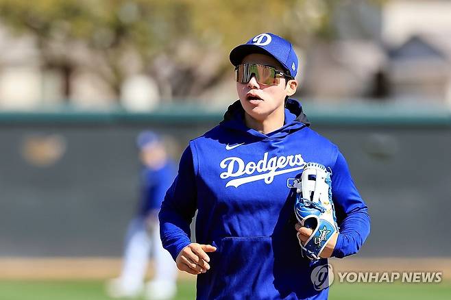 메이저리그 첫 시즌 준비하는 다저스 김혜성 [연합뉴스 자료사진]