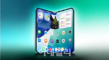 애플 폴더블폰 예상 사진(사진=맥루머스)