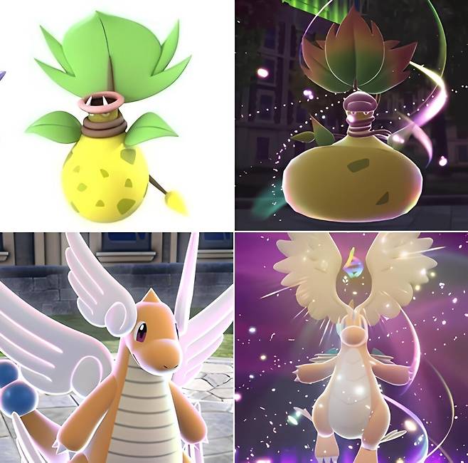 - 유출본과 거의 유사한 디자인으로 출시된 메가진화 포켓몬들&nbsp;
