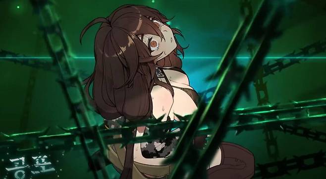 붕괴하는 캐릭터들