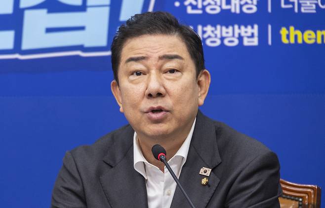 김병기 원내대표, 최고위 발언 [사진 = 연합뉴스 ]