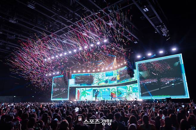 박보검 방콕 팬미팅 현장. 더블랙레이블 제공