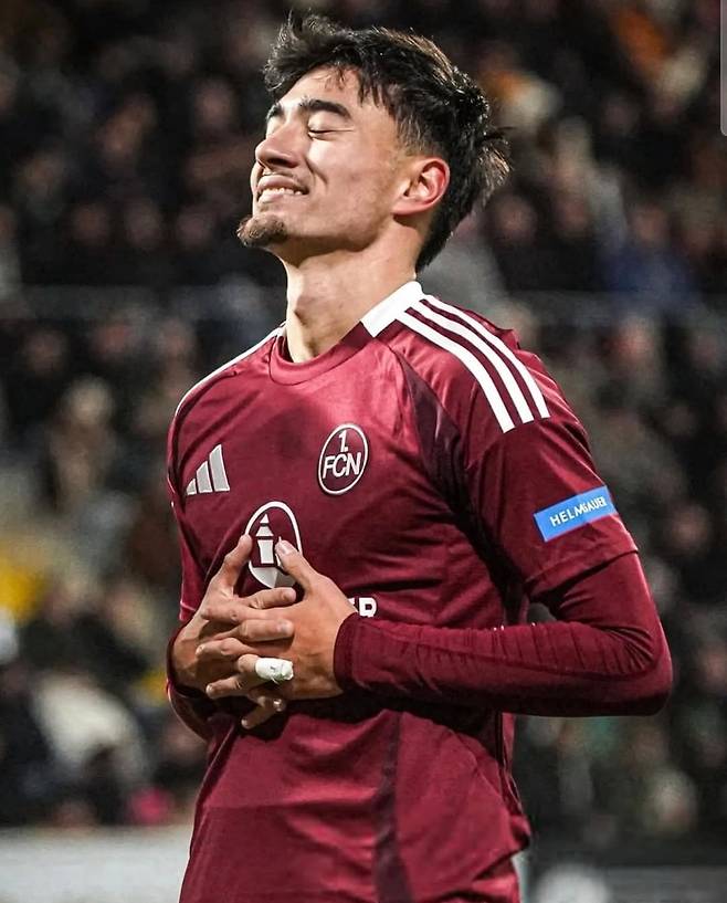 뉘른베르크 시절 옌스 카스트로프. /사진=카스트로프 개인사회관계망서비스(SNS) 갈무리