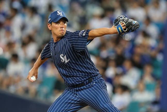 삼성 김재윤. /사진=삼성 라이온즈 제공